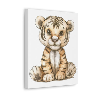 Safari Animals Nursery Wall Art | Set of 3 Canvas Gallery Wraps