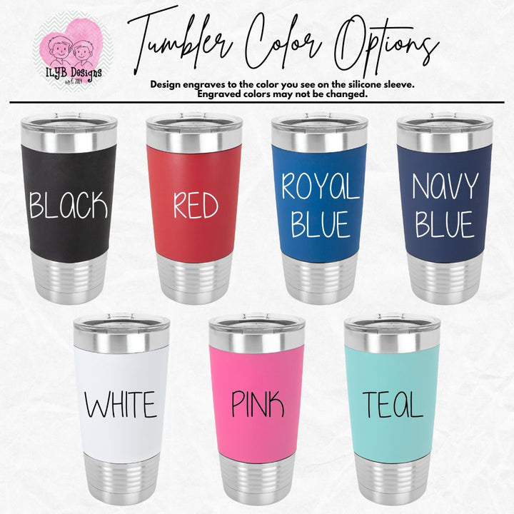 Science Teacher Gift Tumbler with Periodic Table | Personalized Stainless Steel Tumbler