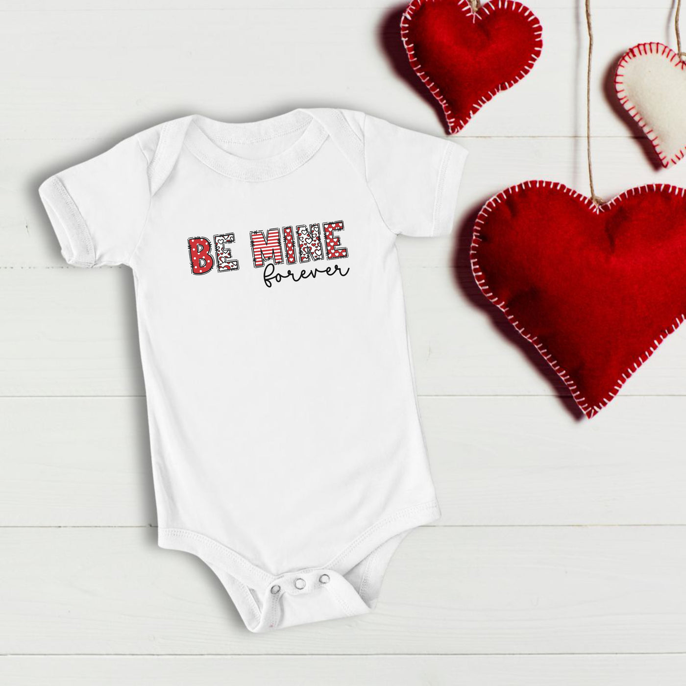 Be Mine Forever Valentine's Day Infant Bodysuit