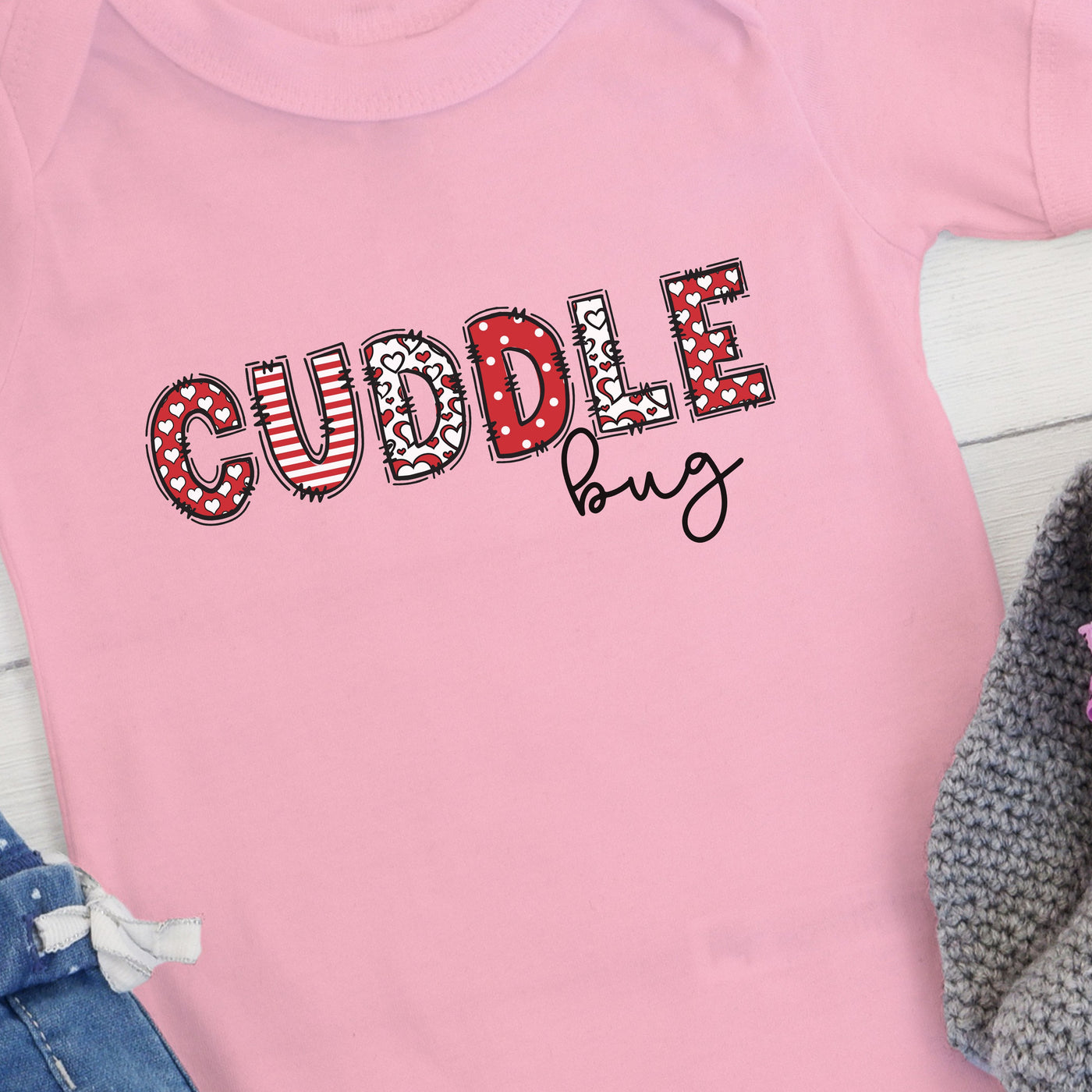 Cuddle Bug Valentine's Day Infant Bodysuit