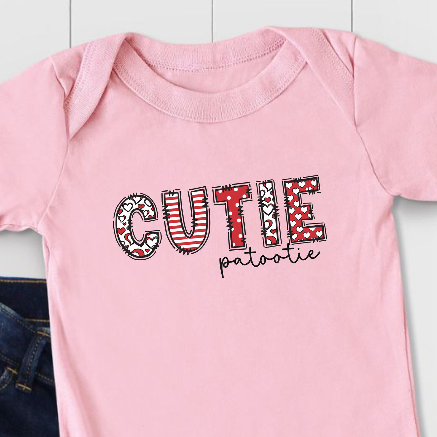 Cutie Patootie Valentine's Day Infant Bodysuit