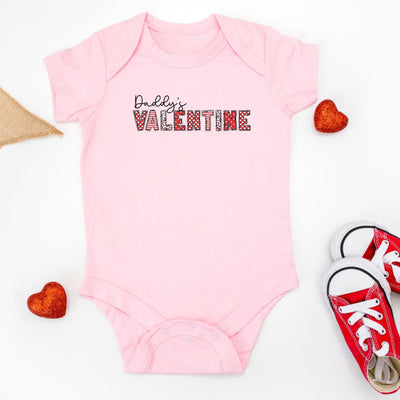 Daddy's Valentine Personalized Valentine's Day Infant Bodysuit