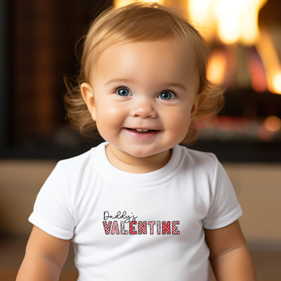 Daddy's Valentine Personalized Valentine's Day Infant Bodysuit