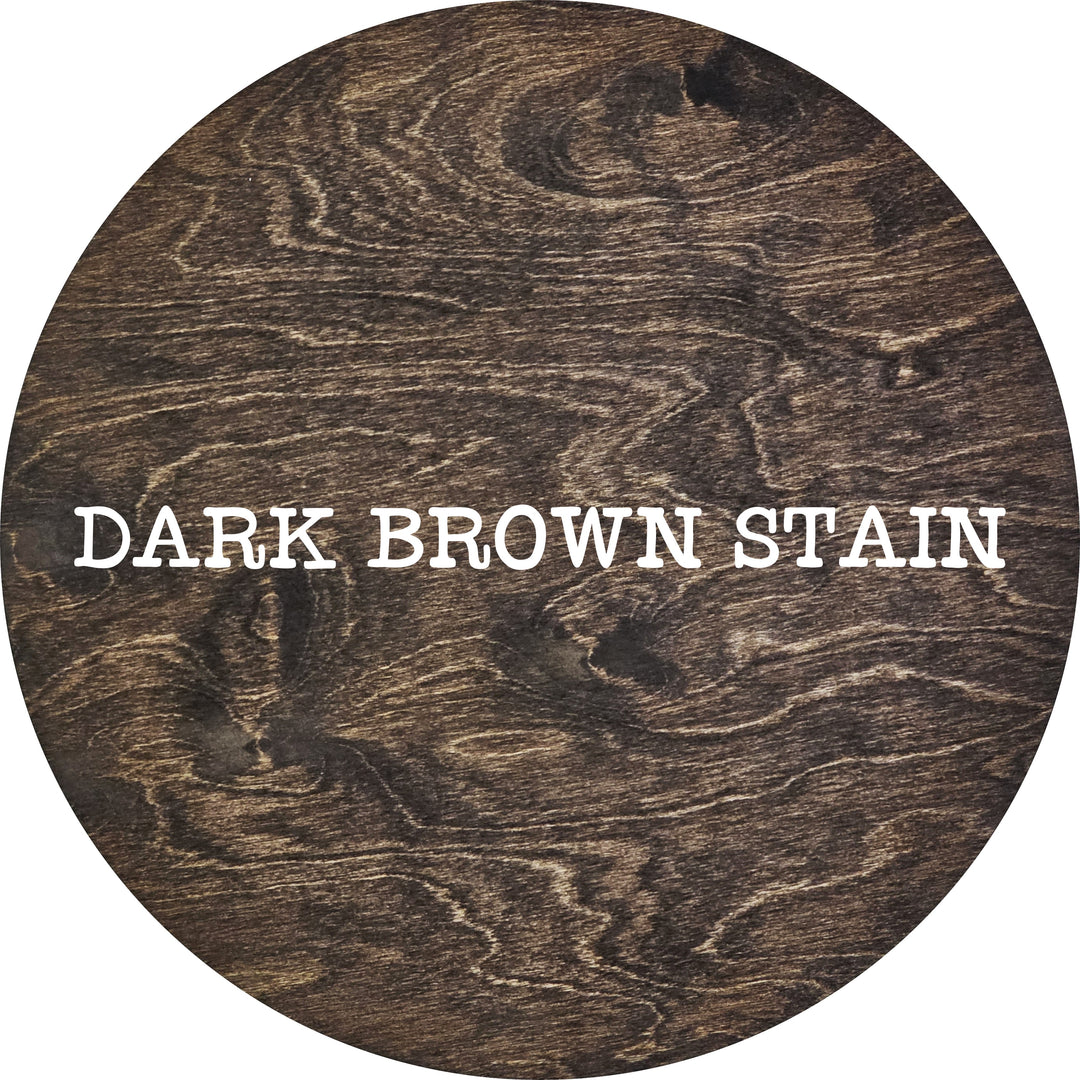 Nursery Name Solid Round Sign | Nursery Sign