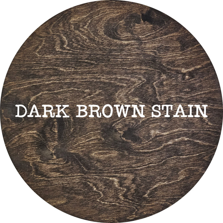 Nursery Name Solid Round Sign | Nursery Sign