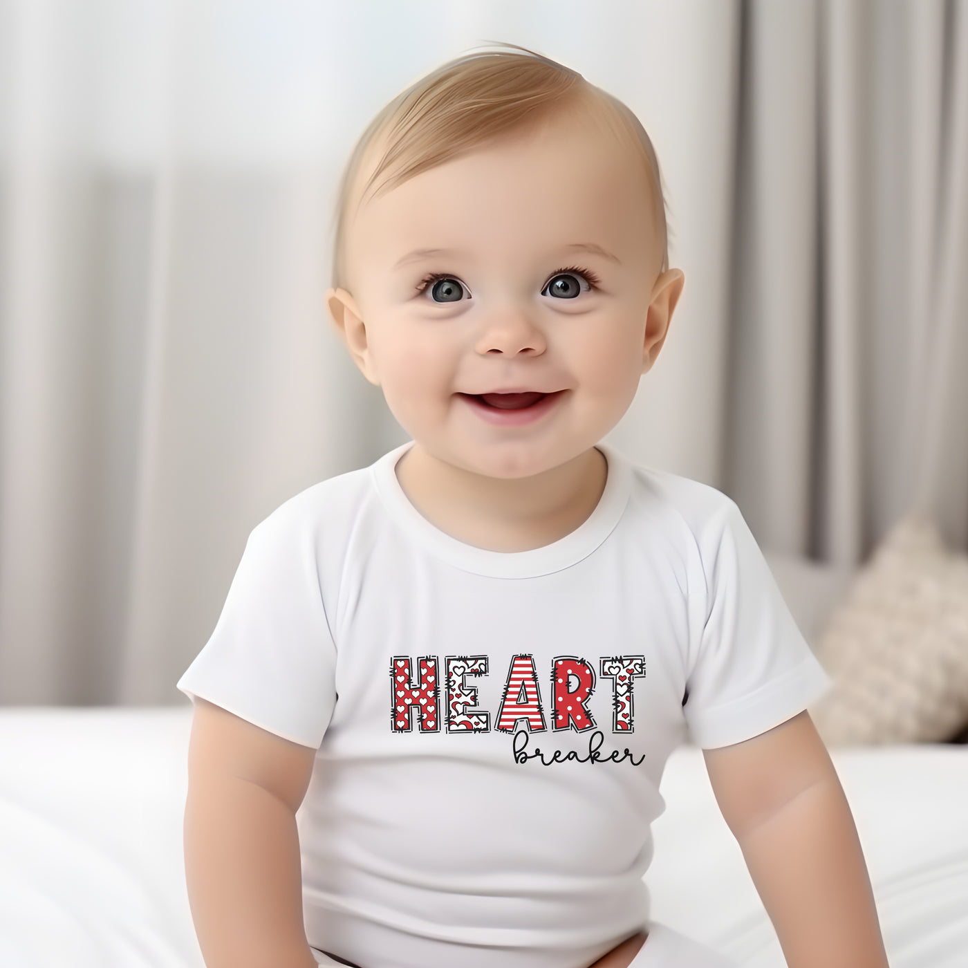 Heart Breaker Valentine's Day Infant Bodysuit