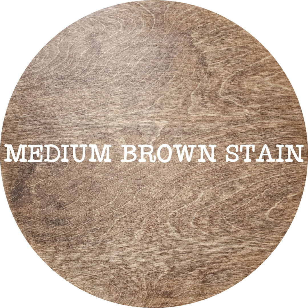Nursery Name Solid Round Sign | Nursery Sign