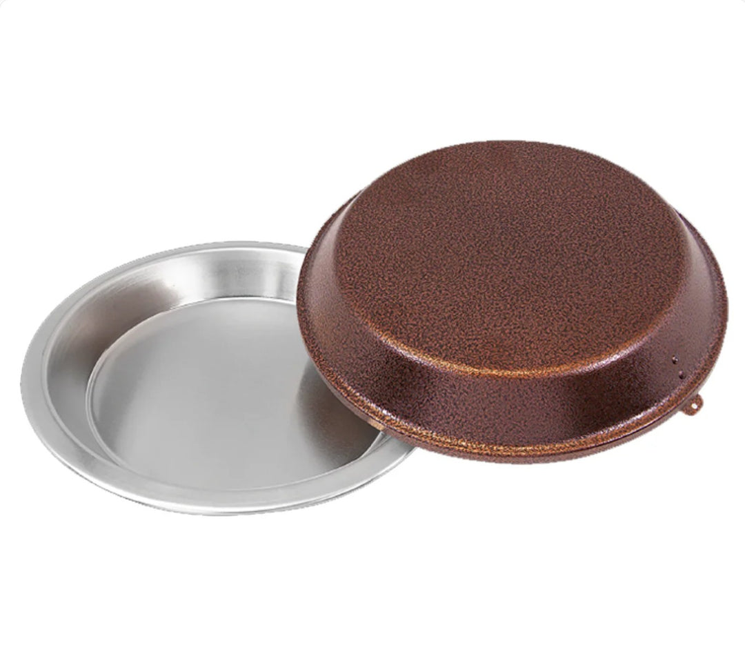 Personalized Laser Engraved Pie Pan | Copper Lid | Monogram
