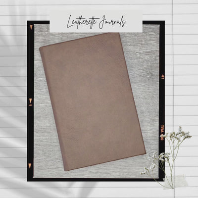 Personalized Collegiate Name Journal | Leatherette Journal