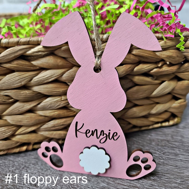 Personalized Easter Bunny Easter Basket Name Tag