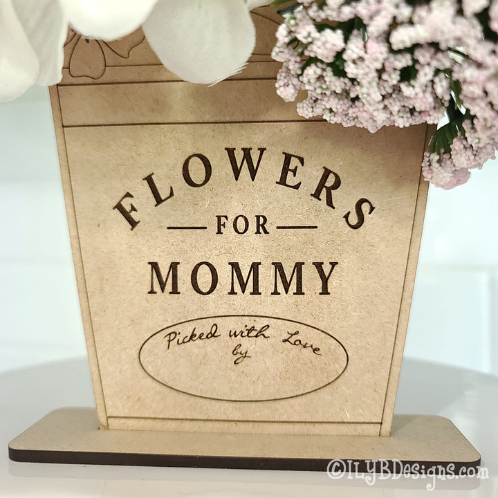 Mother's Day Wood Flower Holder Paint Kit