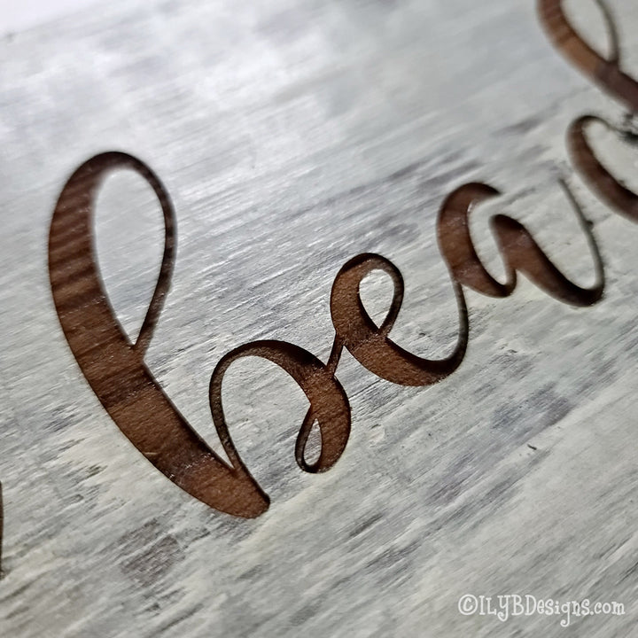 The Beach is Calling Laser Engraved Wood Sign