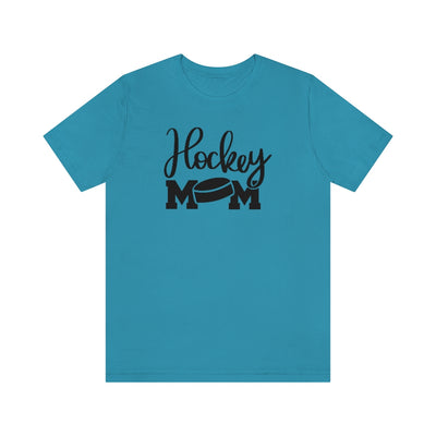 Hockey Mom Shirt with Hockey Puck | Sports Mom Tee