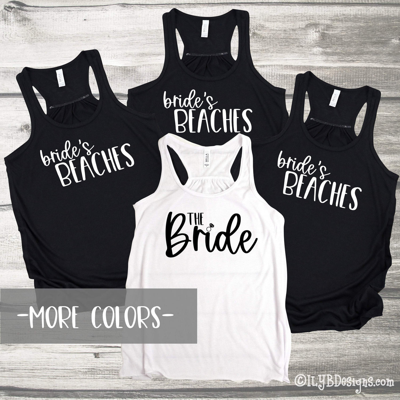 Beach Bachelorette Party Tank Tops | The Bride & Bride's Beaches