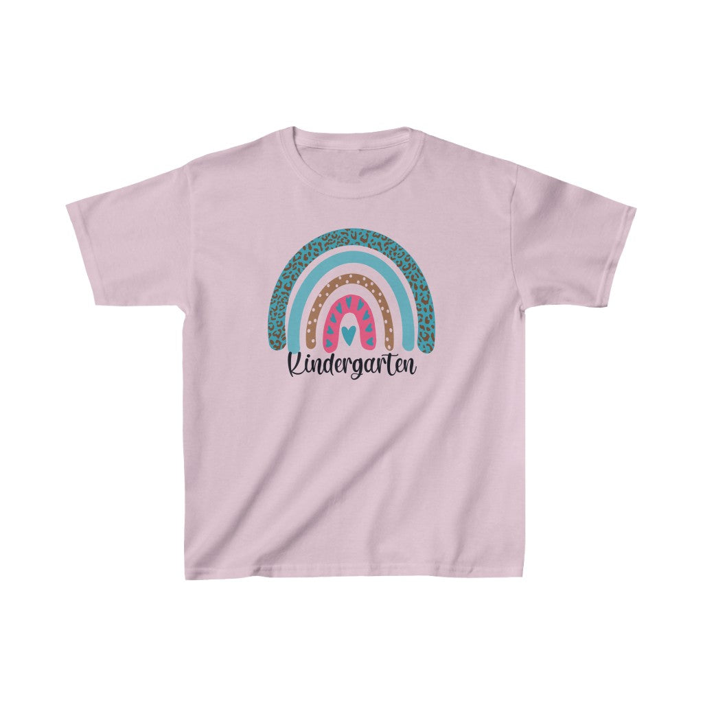 Leopard Rainbow Custom Grade Shirt for Girls | YOUTH Back to School Shirt