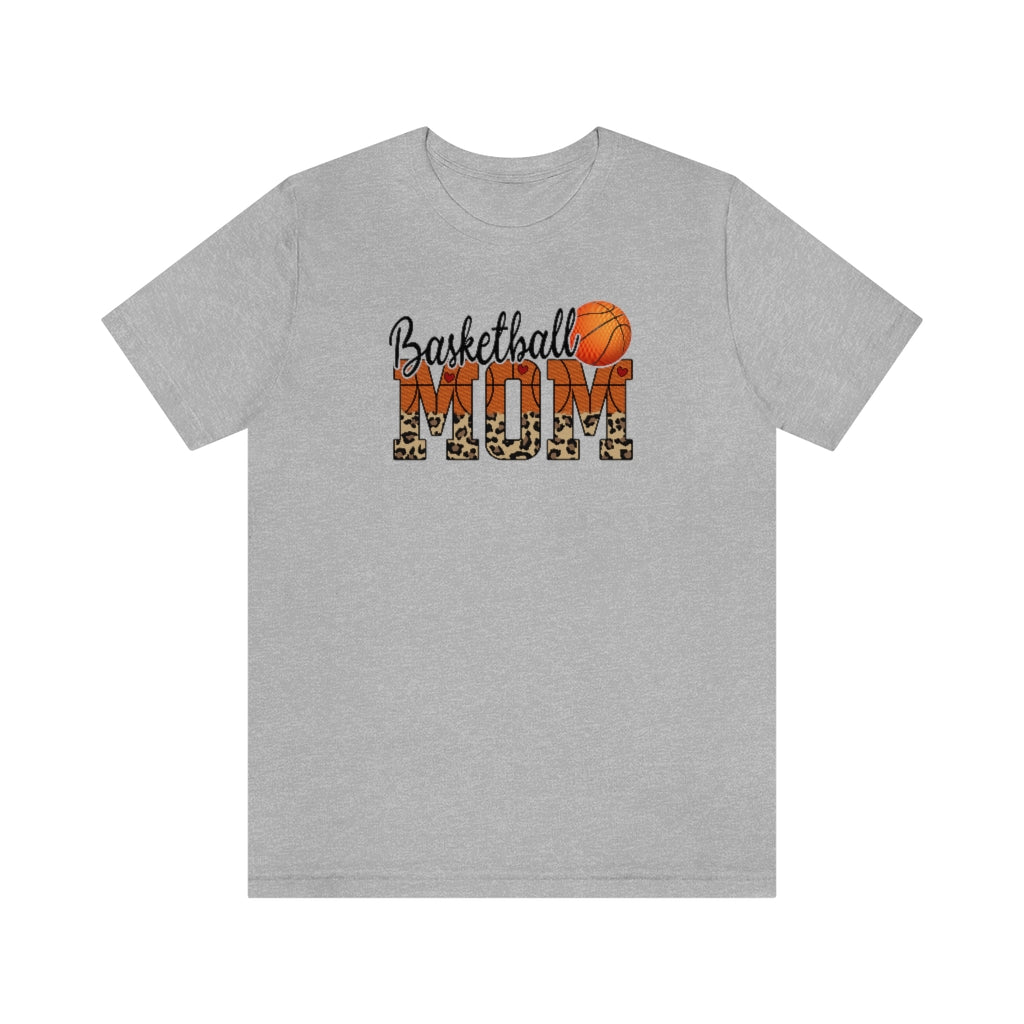 Basketball Mom Leopard Shirt | Sports Mom Tee