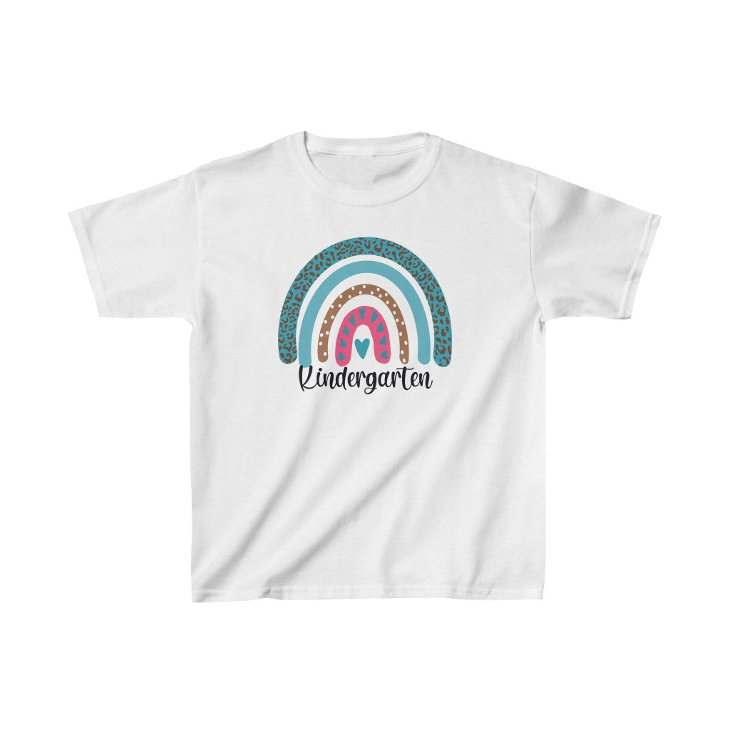 Leopard Rainbow Custom Grade Shirt for Girls | YOUTH Back to School Shirt