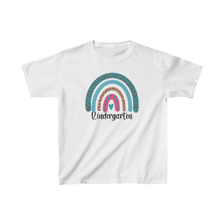 Leopard Rainbow Custom Grade Shirt for Girls | YOUTH Back to School Shirt
