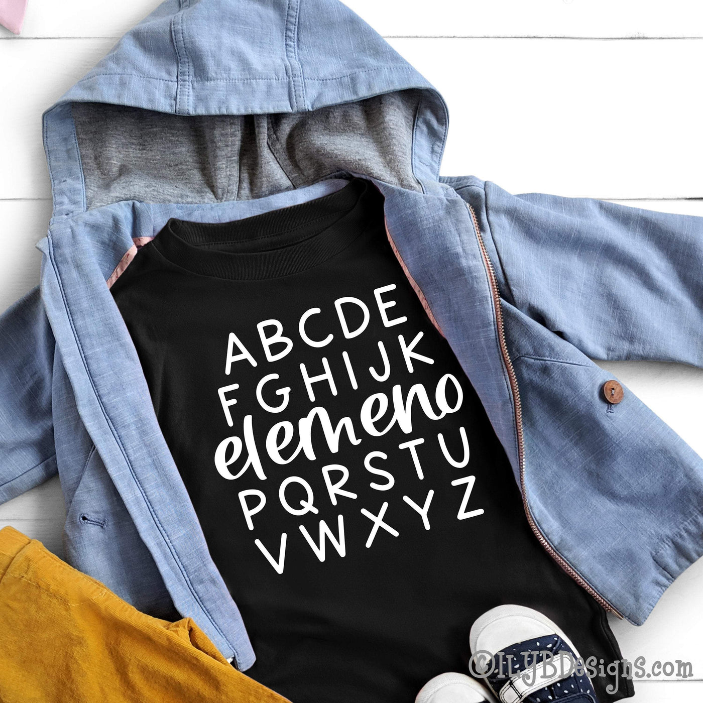 Alphabet Elemeno P School Shirt | ABC Shirt