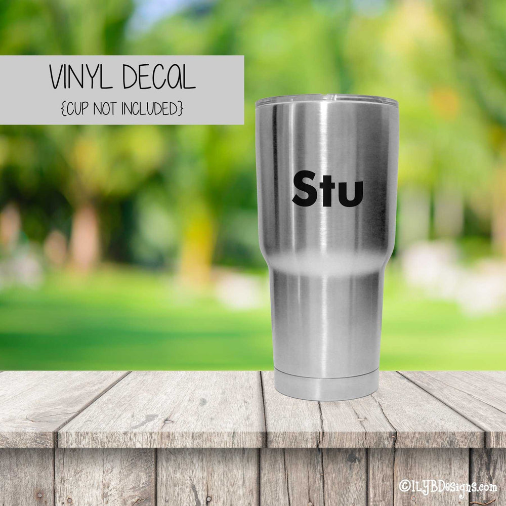 BECAUSE KIDS Vinyl Decal - BECAUSE KIDS Tumbler Decal - ILYB Designs
