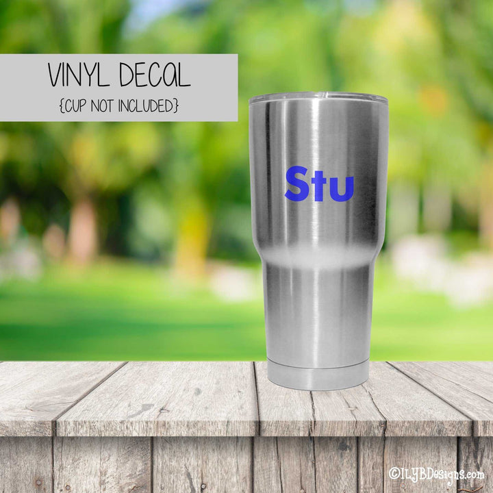 BECAUSE KIDS Vinyl Decal - BECAUSE KIDS Tumbler Decal - ILYB Designs