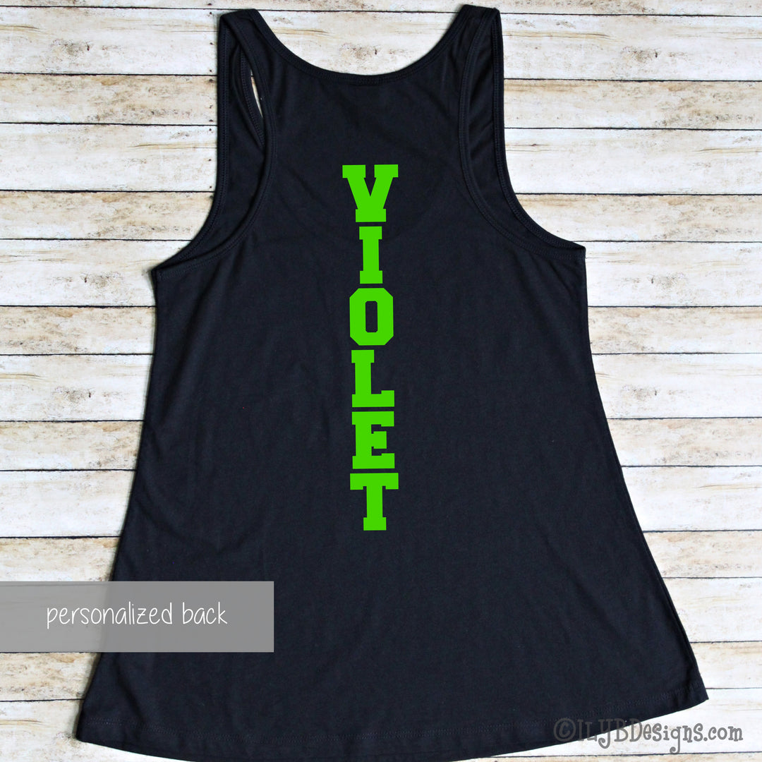 Cheer Mom Tank - Cheer Mom Shirt - Personalized Cheer Mom Shirt - Cheer Competition Shirt - ILYB Designs