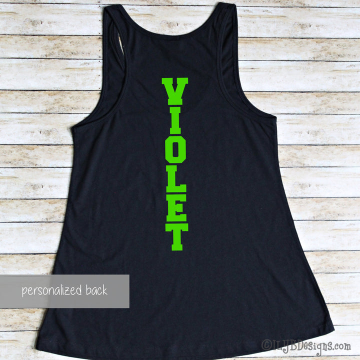 Cheer Mom Tank - Cheer Mom Shirt - Personalized Cheer Mom Shirt - Cheer Competition Shirt - ILYB Designs