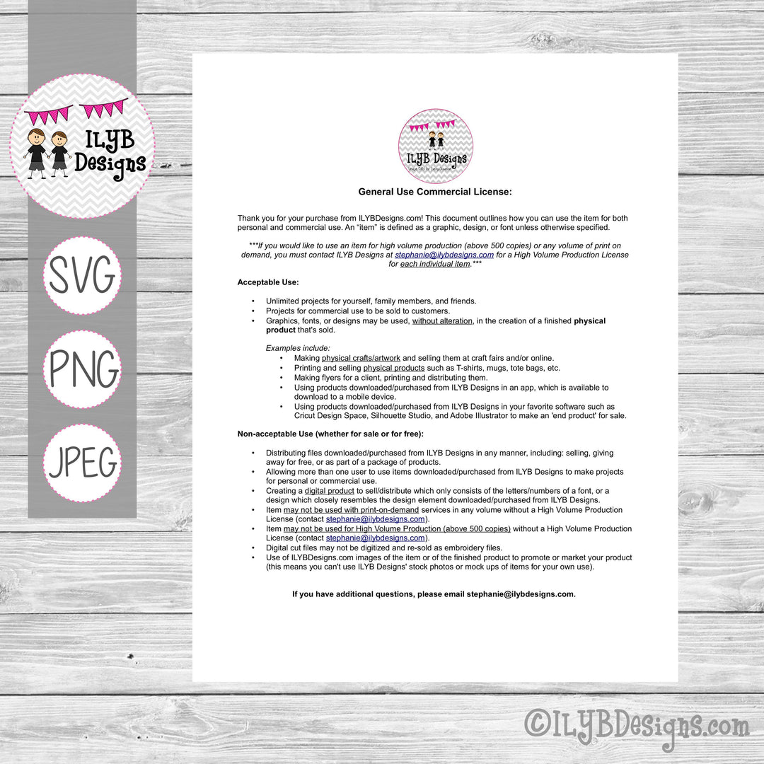 Monthly Word Art Designs - Black and White Simple Monthly Sayings - SVG, PNG, PDF, JPEG Files - ILYB Designs