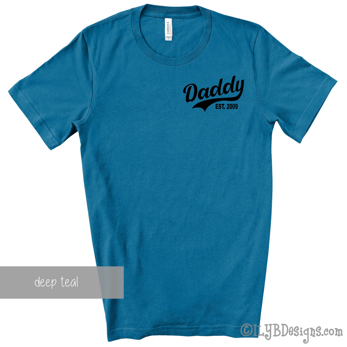 Daddy Established Shirt Personalized - Father's Day Shirt - Father's Day Gift - Dad Gift - ILYB Designs