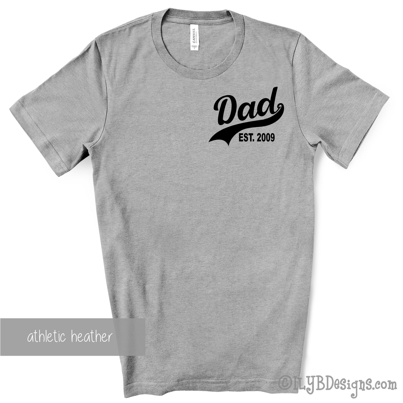 Dad Established Shirt Personalized - Father's Day Shirt - Father's Day Gift - Dad Gift - ILYB Designs