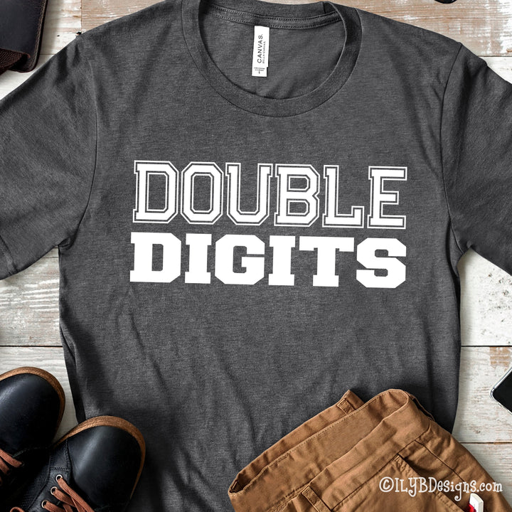 DOUBLE DIGITS 10th Birthday Shirt - Tenth Birthday Shirt - ILYB Designs