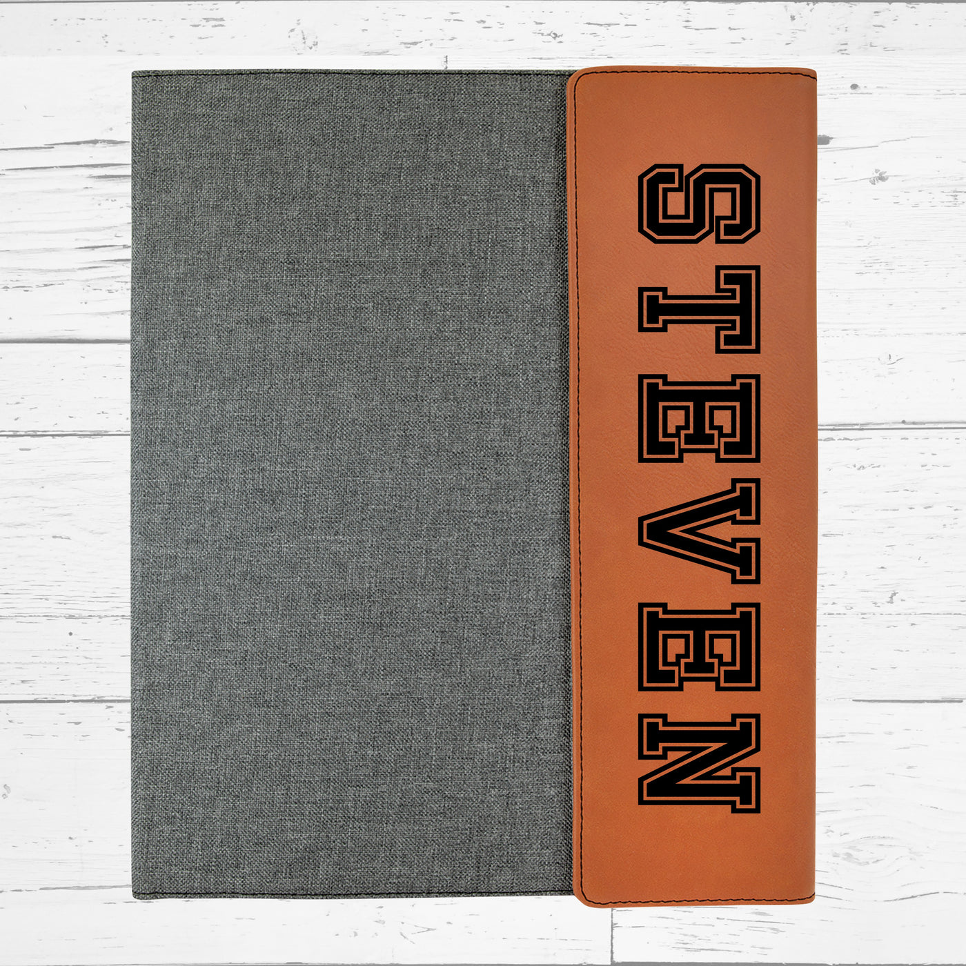 Personalized Graduation Gift | Custom Engraved Portfolio with Refillable Notepad