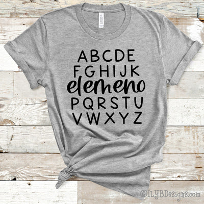 Alphabet Elemeno P Teacher Shirt | ABC Shirt