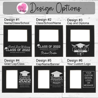 Graduation Picture Frame Engraved | Class of 2022 Graduation Gift