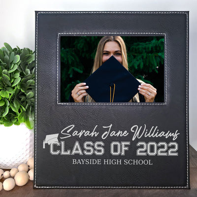Graduation Picture Frame Engraved | Class of 2022 Graduation Gift
