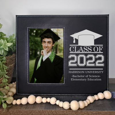 Graduation Picture Frame Engraved | Class of 2022 Graduation Gift