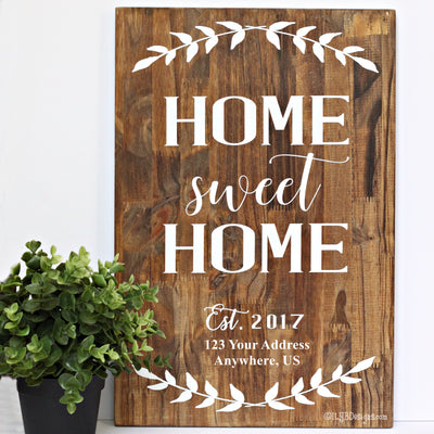 HOME SWEET HOME Sign - ILYB Designs