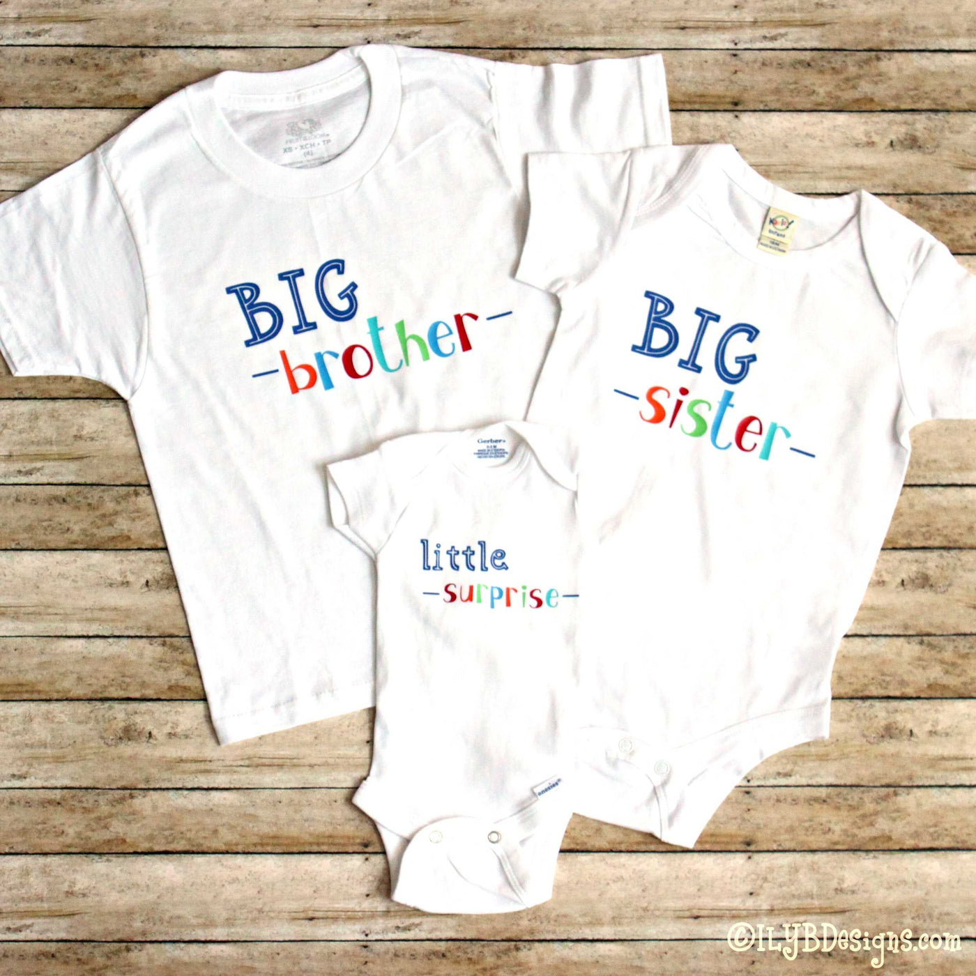 BIG SISTER Children's T-Shirt - BIG SISTER Kids Tee - ILYB Designs