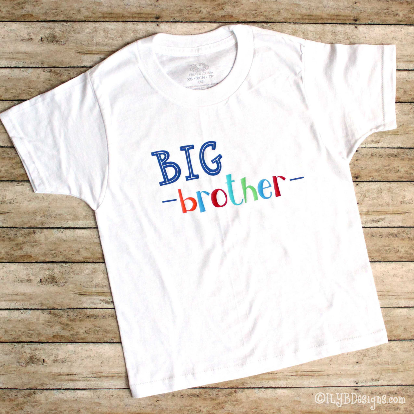 BIG BROTHER Children's T-shirt - BIG BROTHER kids tee - ILYB Designs