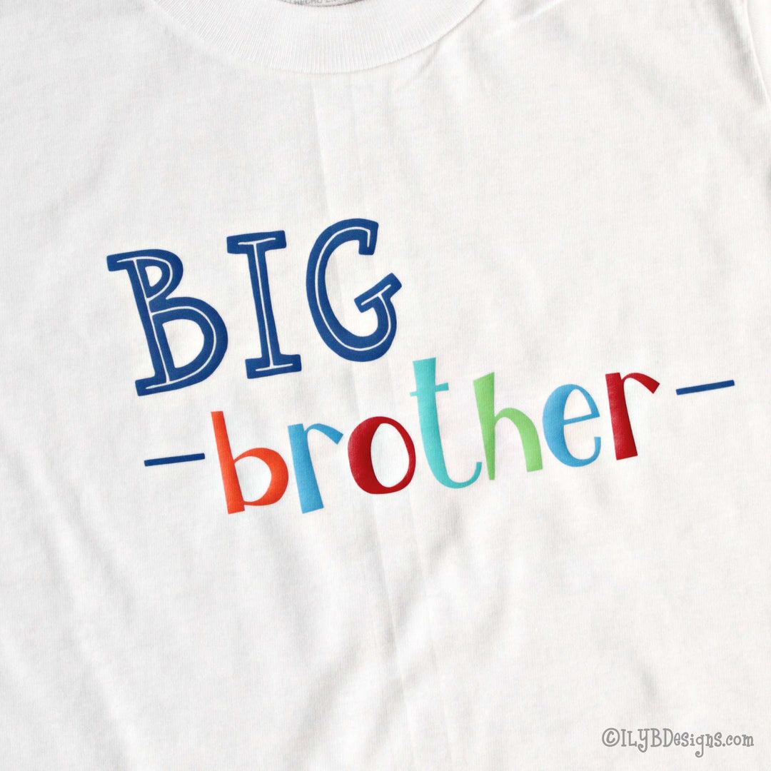 BIG BROTHER Children's T-shirt - BIG BROTHER kids tee - ILYB Designs