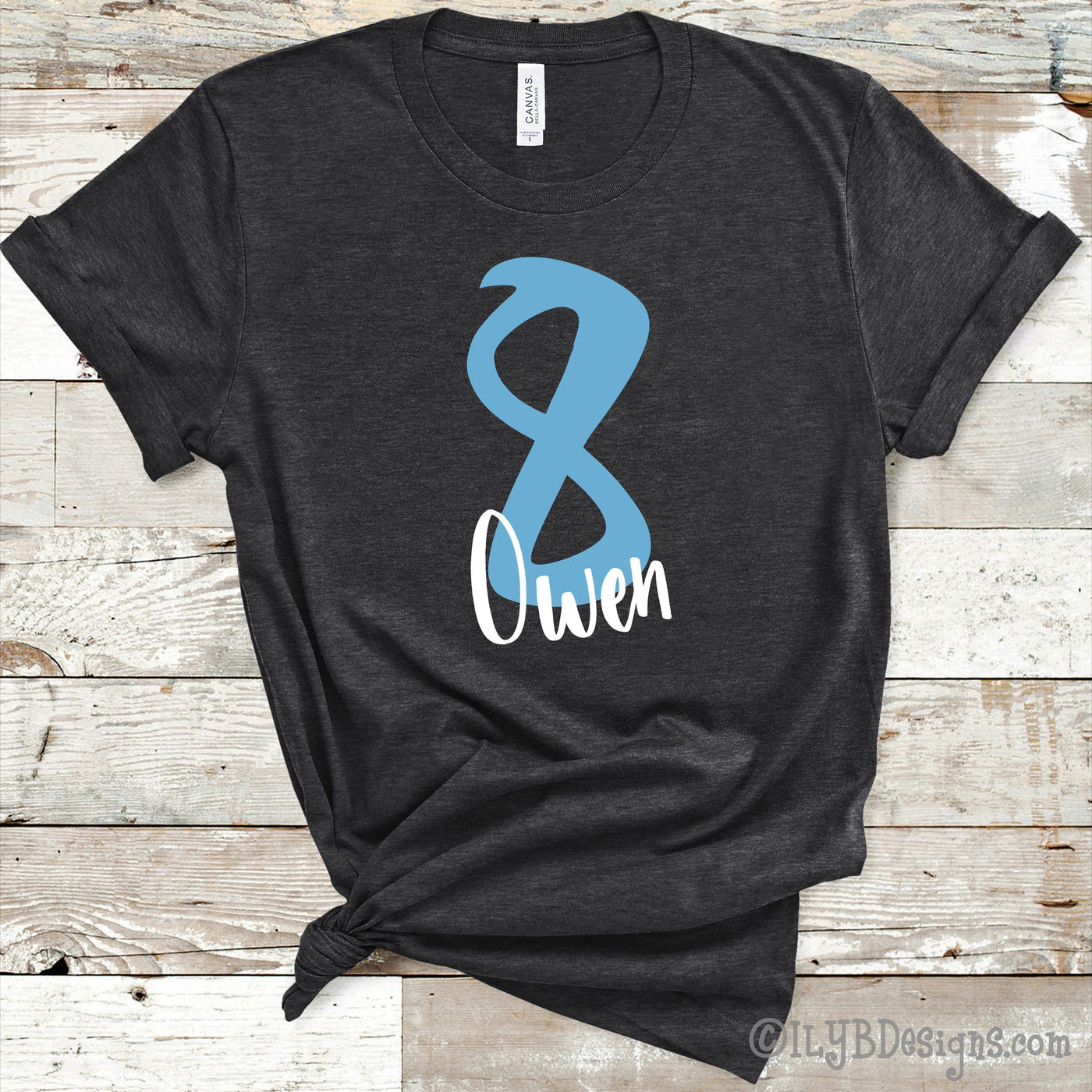 Birthday Shirt Personalized with Age & Child's Name - Custom Birthday Shirt for Any Age - ILYB Designs