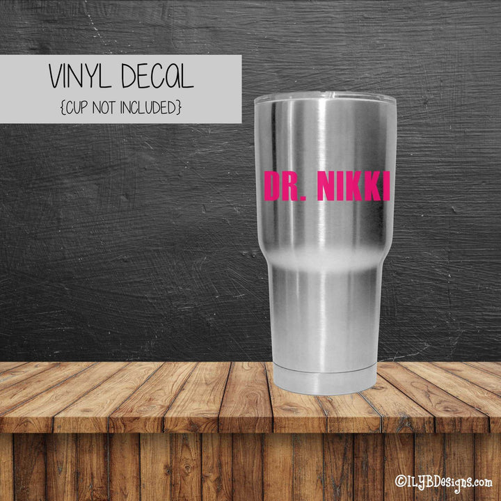 A WOMAN'S PLACE IS IN THE OPERATING ROOM Vinyl Decal - Operating Room Vinyl Decal - Tumbler Decal - ILYB Designs