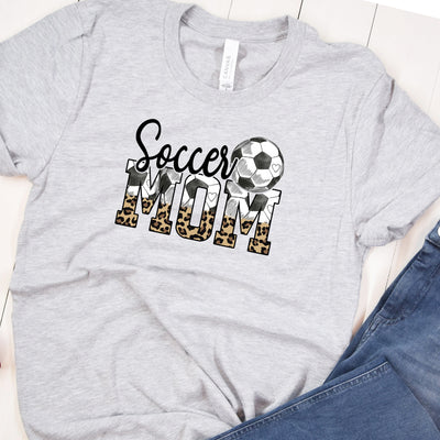 Soccer Mom Leopard Shirt | Sports Mom Tee