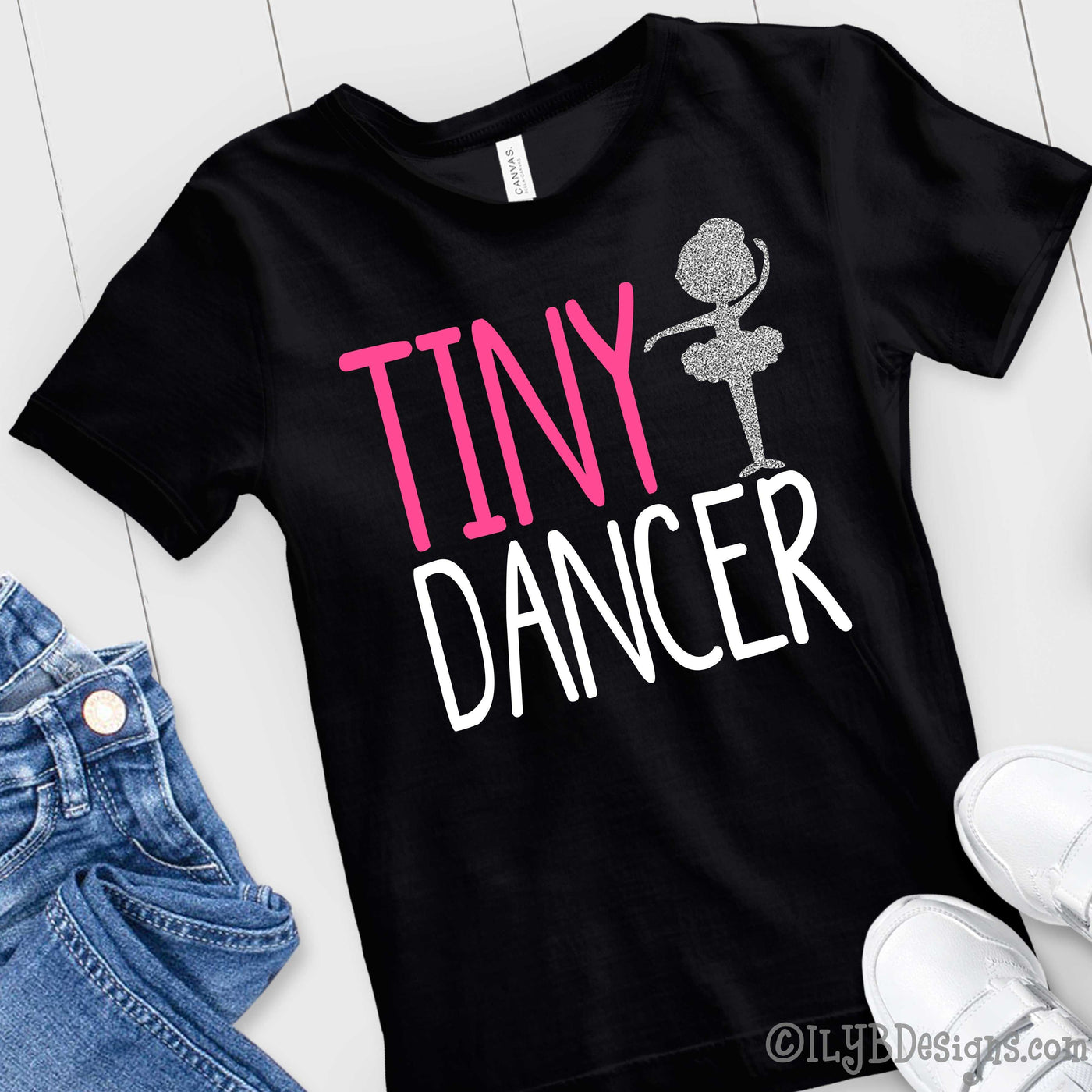 Tiny Dancer Shirt - Dance Shirt - Little Girl Dancer Shirt - Little Girls Shirts - Dancer Gift - Shirt for Dancer - Dance T-shirt - ILYB Designs
