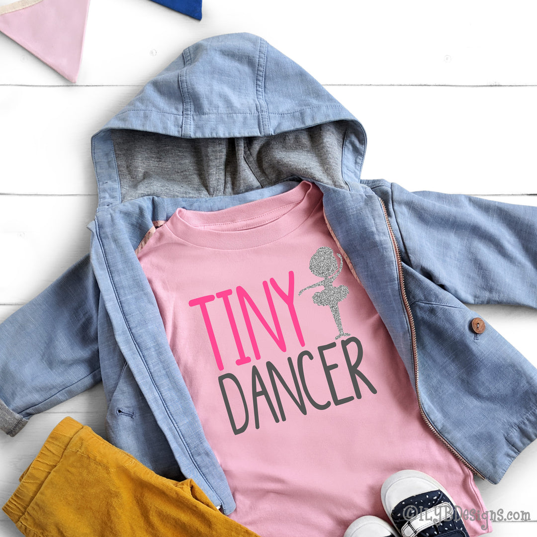 Tiny Dancer Shirt - Dance Shirt - Little Girl Dancer Shirt - Little Girls Shirts - Dancer Gift - Shirt for Dancer - Dance T-shirt - ILYB Designs