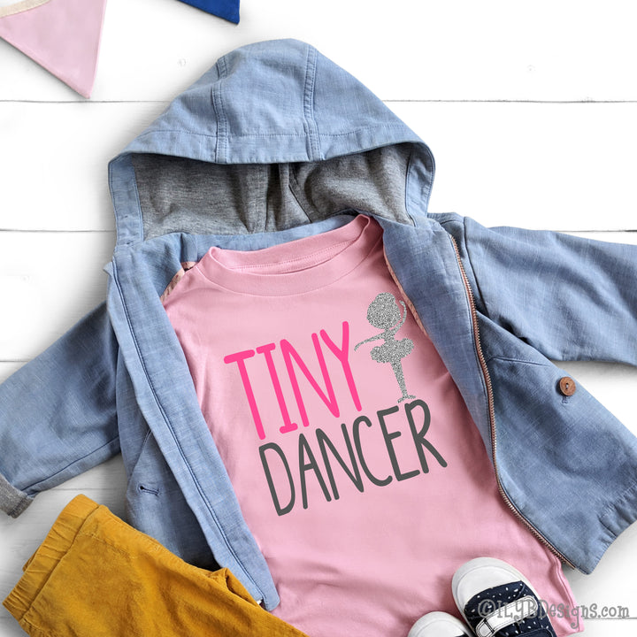 Tiny Dancer Shirt - Dance Shirt - Little Girl Dancer Shirt - Little Girls Shirts - Dancer Gift - Shirt for Dancer - Dance T-shirt - ILYB Designs