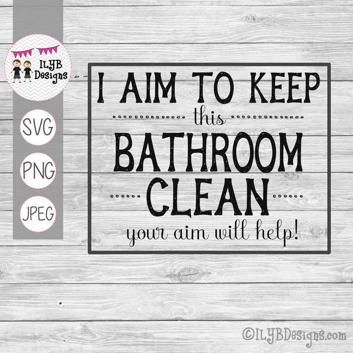 Your Aim Will Help SVG, PNG, JPEG Cutting Files - ILYB Designs