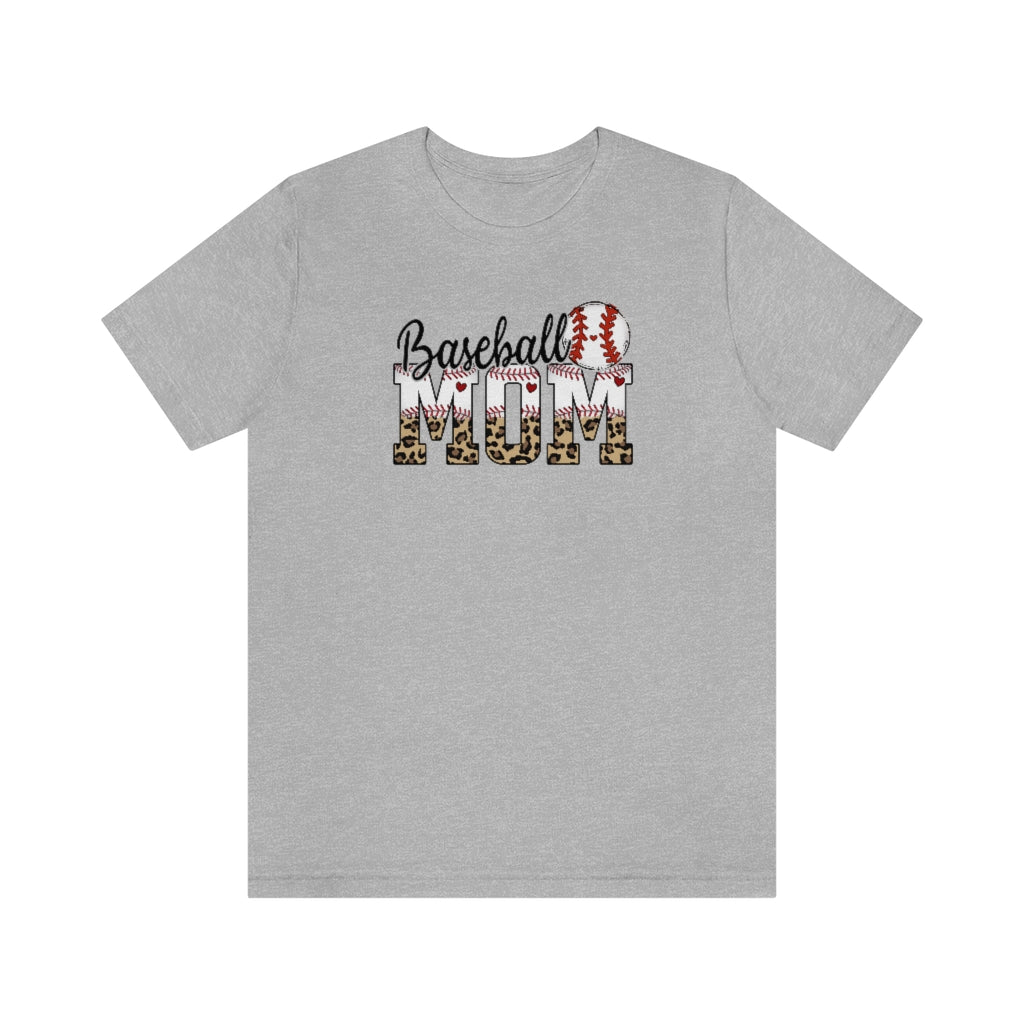 Baseball Mom Leopard Shirt | Sports Mom Tee