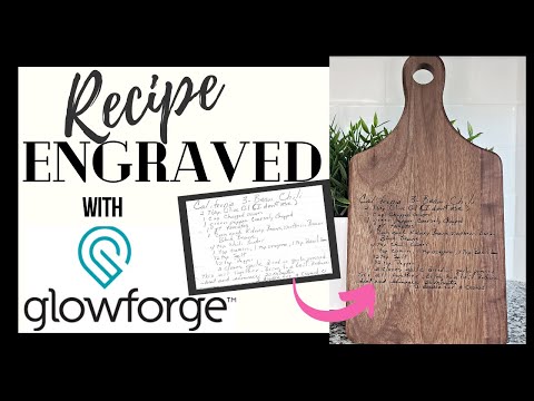 Recipe Engraved Cutting Board | Acacia Wood Paddle Board