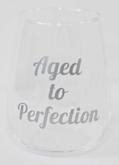 60th Birthday Wine Glass - ILYB Designs